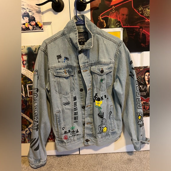 Trademark Brooklyn Cloth unisex Denim jacket size medium - Picture 1 of 4